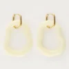 My Jewellery Boucles D'oreilles Océan Maxi Beige Discount