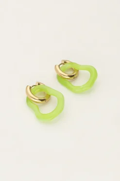 My Jewellery Boucles D'oreilles Océan Mini Vert Sale