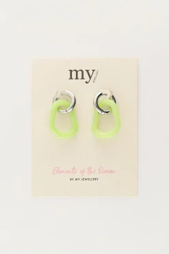 My Jewellery Boucles D'oreilles Océan Mini Vert Sale