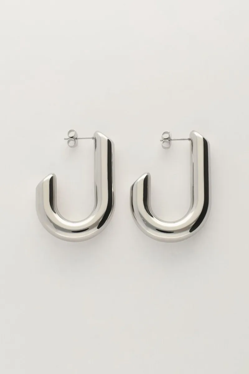 My Jewellery Boucles D'oreilles Ovales Ouvertes Discount