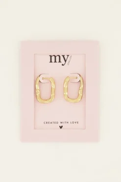 My Jewellery Boucles D’oreilles Pendantes Swirl Ovale Hot