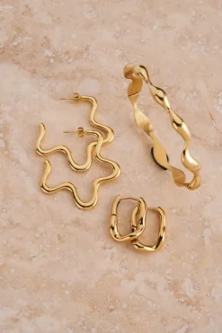 My Jewellery Boucles D’oreilles Pendantes Swirl Ovale Hot