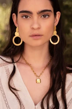 My Jewellery Boucles D'oreilles Pendantes à Anneaux Hot
