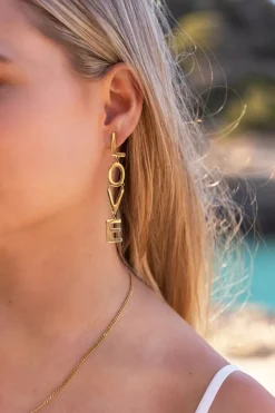 My Jewellery Boucles D’oreilles Pendantes LOVE Fashion