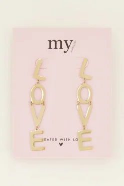 My Jewellery Boucles D’oreilles Pendantes LOVE Fashion