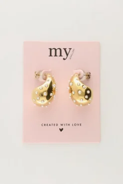 My Jewellery Boucles D'oreilles Pendantes Avec Perles Sale