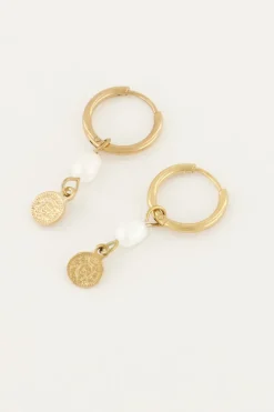 My Jewellery Boucles D’oreilles Perle Et Pièce Fashion
