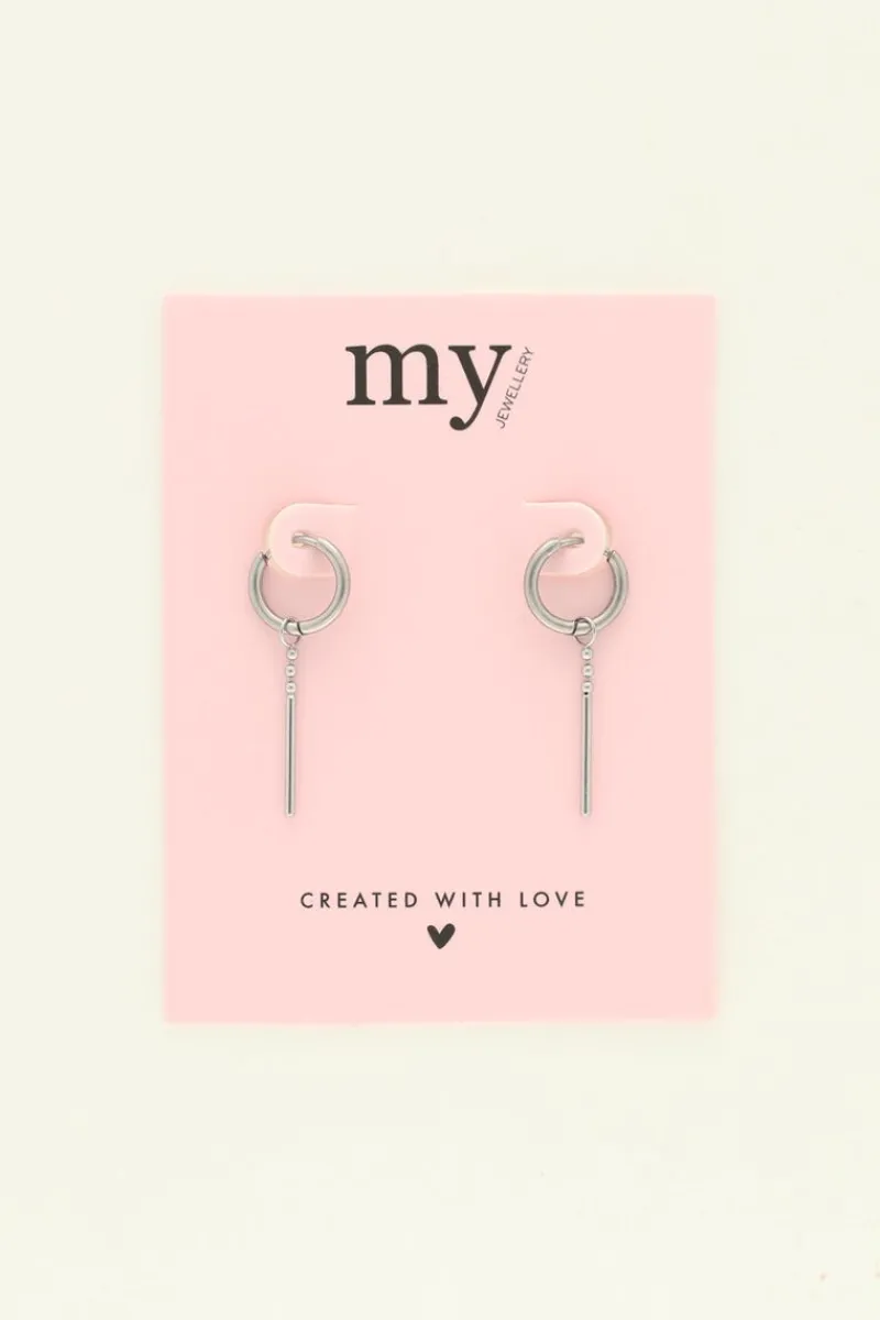 My Jewellery Boucles D’oreilles Points & Barre Sale