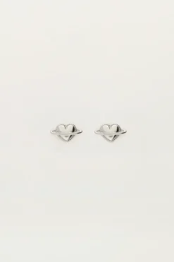 My Jewellery Boucles D'oreilles Puces Coeurs Hot