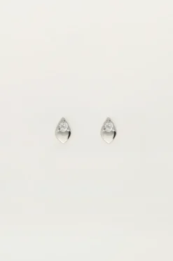 My Jewellery Boucles D'oreilles Puces Cœur Avec Strass Outlet