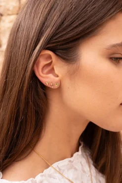 My Jewellery Boucles D'oreilles Puces Mini-cœur Sale