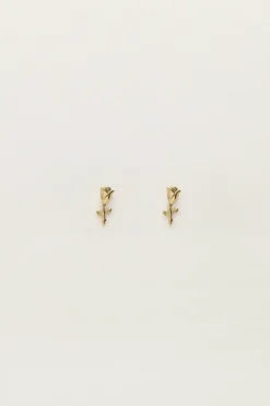 My Jewellery Boucles D'oreilles Puces Rose Discount
