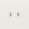 My Jewellery Boucles D'oreilles Puces Rondes Avec Strass Online