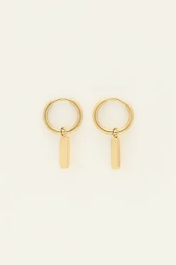 My Jewellery Boucles D’oreilles Rectangle Hot