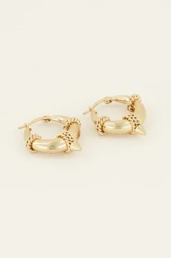 My Jewellery Boucles D’oreilles Rondes Avec Chaîne Outlet