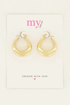 My Jewellery Boucles D’oreilles 70’s Brillantes Fashion