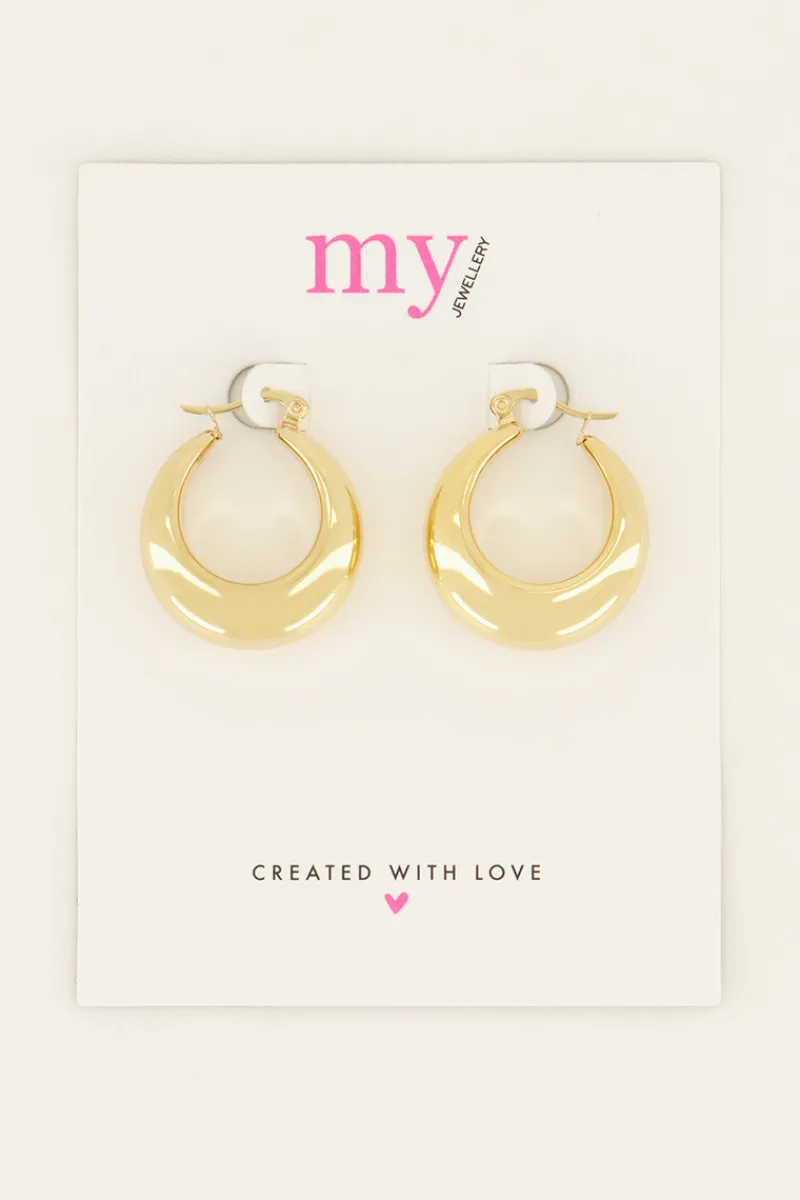 My Jewellery Boucles D’oreilles 70’s Brillantes Fashion