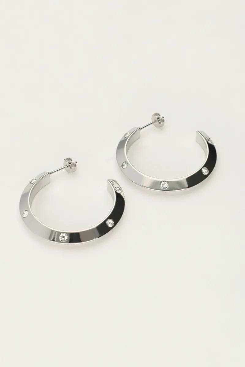 My Jewellery Boucles D'oreilles Starry Avec Strass Sale