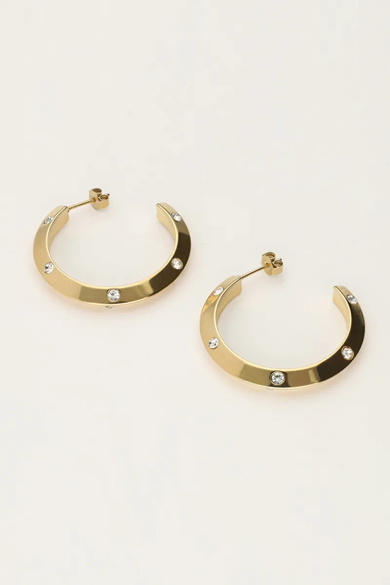 My Jewellery Boucles D'oreilles Starry Avec Strass Sale