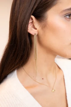 My Jewellery Boucles D'oreilles Starry Avec Longs Cordons Outlet