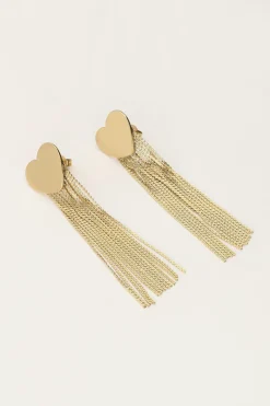 My Jewellery Boucles D'oreilles Starry Avec Cœur Et Cordons Clearance