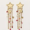 My Jewellery Boucles D'oreilles Starry Avec étoile Et Perles New