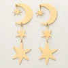 My Jewellery Boucles D'oreilles Starry Avec Lune Et étoiles Hot