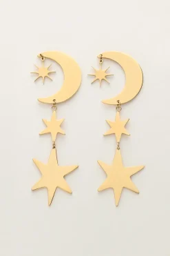 My Jewellery Boucles D'oreilles Starry Avec Lune Et étoiles Hot
