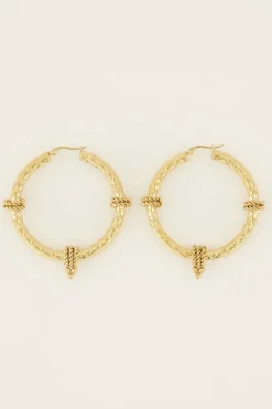 My Jewellery Boucles D’oreilles Swirl Avec Structure Best