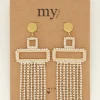 My Jewellery Boucles D'oreilles Tendance Avec Strass Outlet