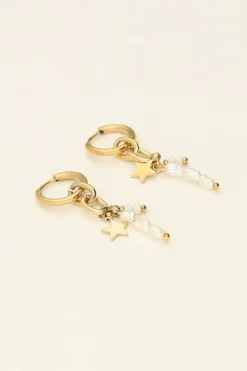 My Jewellery Boucles D’oreilles étoile Et Perles Clearance