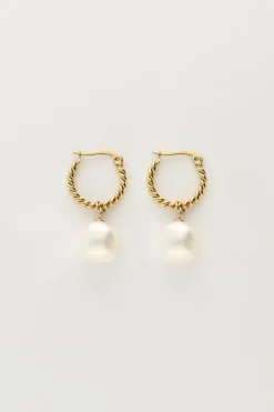 My Jewellery Boucles D’oreilles Torsadées Avec Perle Best