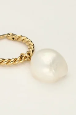 My Jewellery Boucles D’oreilles Torsadées Avec Perle Best