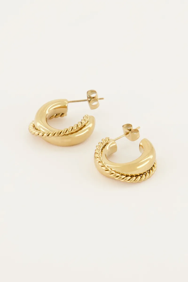 My Jewellery Boucles D’oreilles Torsadées Sale