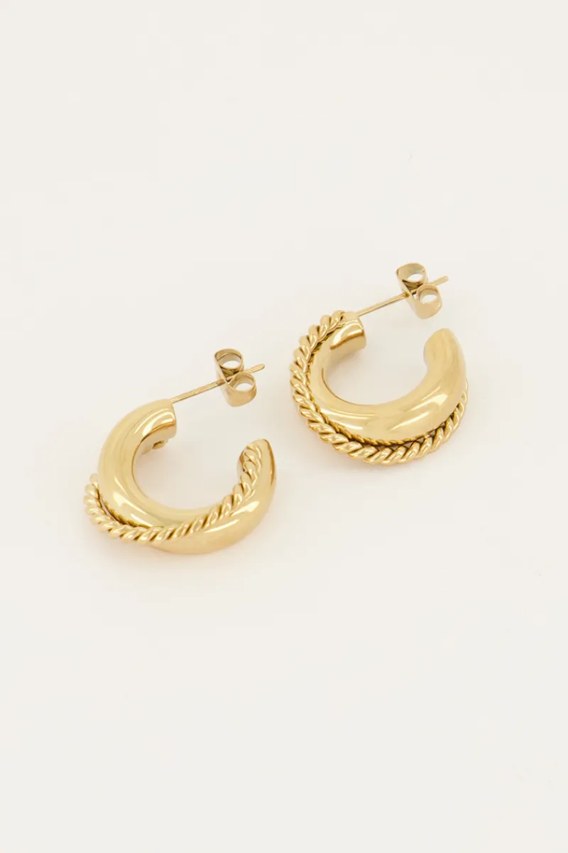 My Jewellery Boucles D’oreilles Torsadées Sale