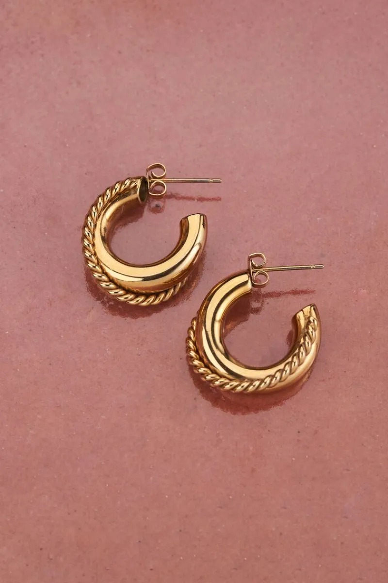 My Jewellery Boucles D’oreilles Torsadées Sale