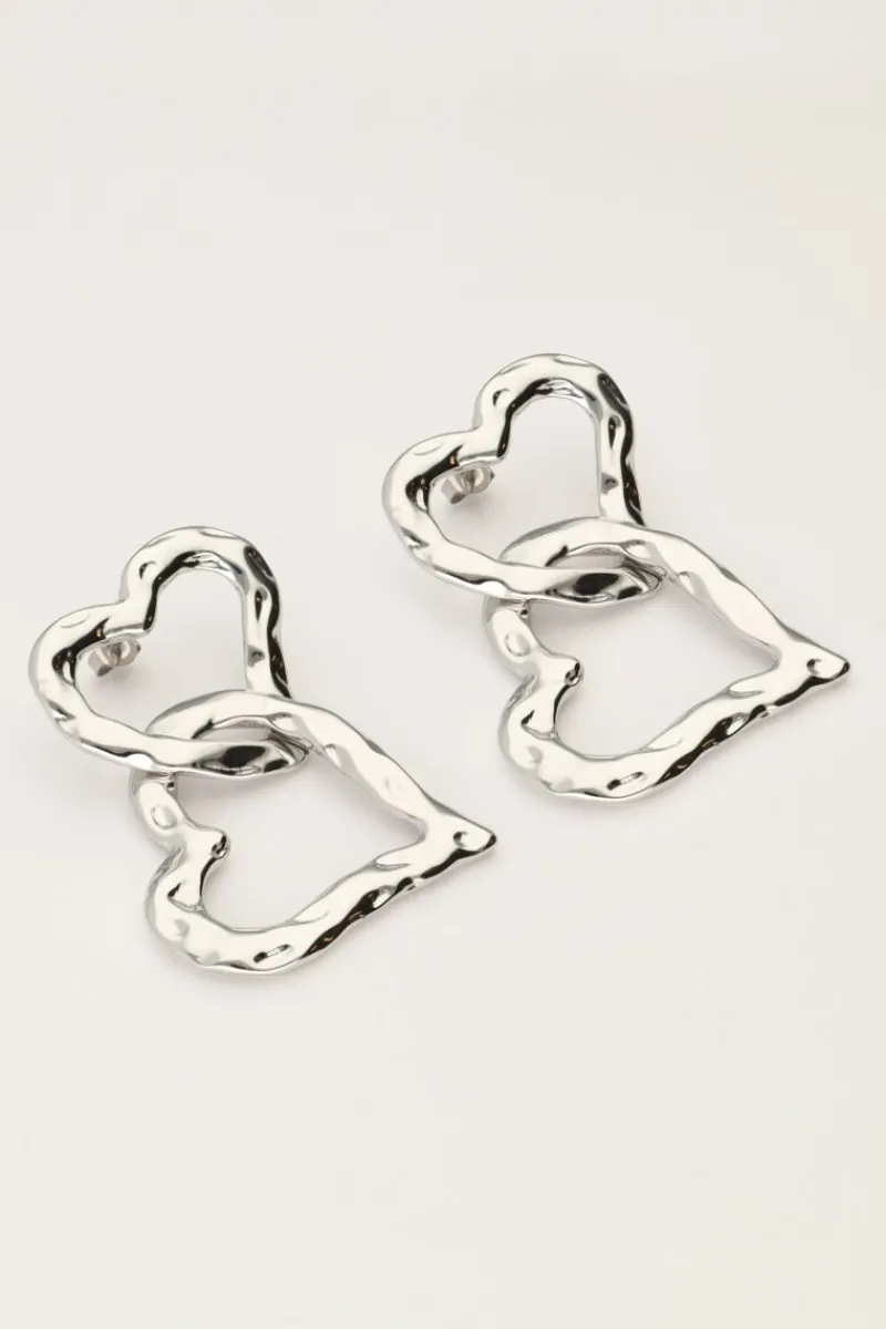 My Jewellery Boucles D'oreilles Vintage Avec Cœurs Online