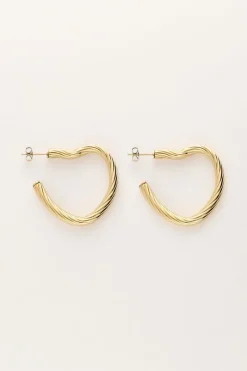 My Jewellery Boucles D'oreilles Vintage Avec Cœurs Ouverts Clearance