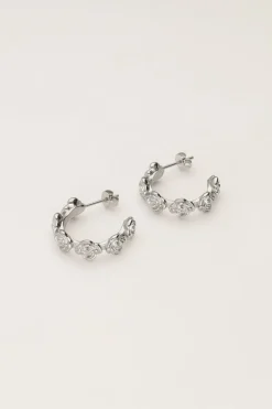 My Jewellery Boucles D'oreilles Vintage Avec Roses Fashion