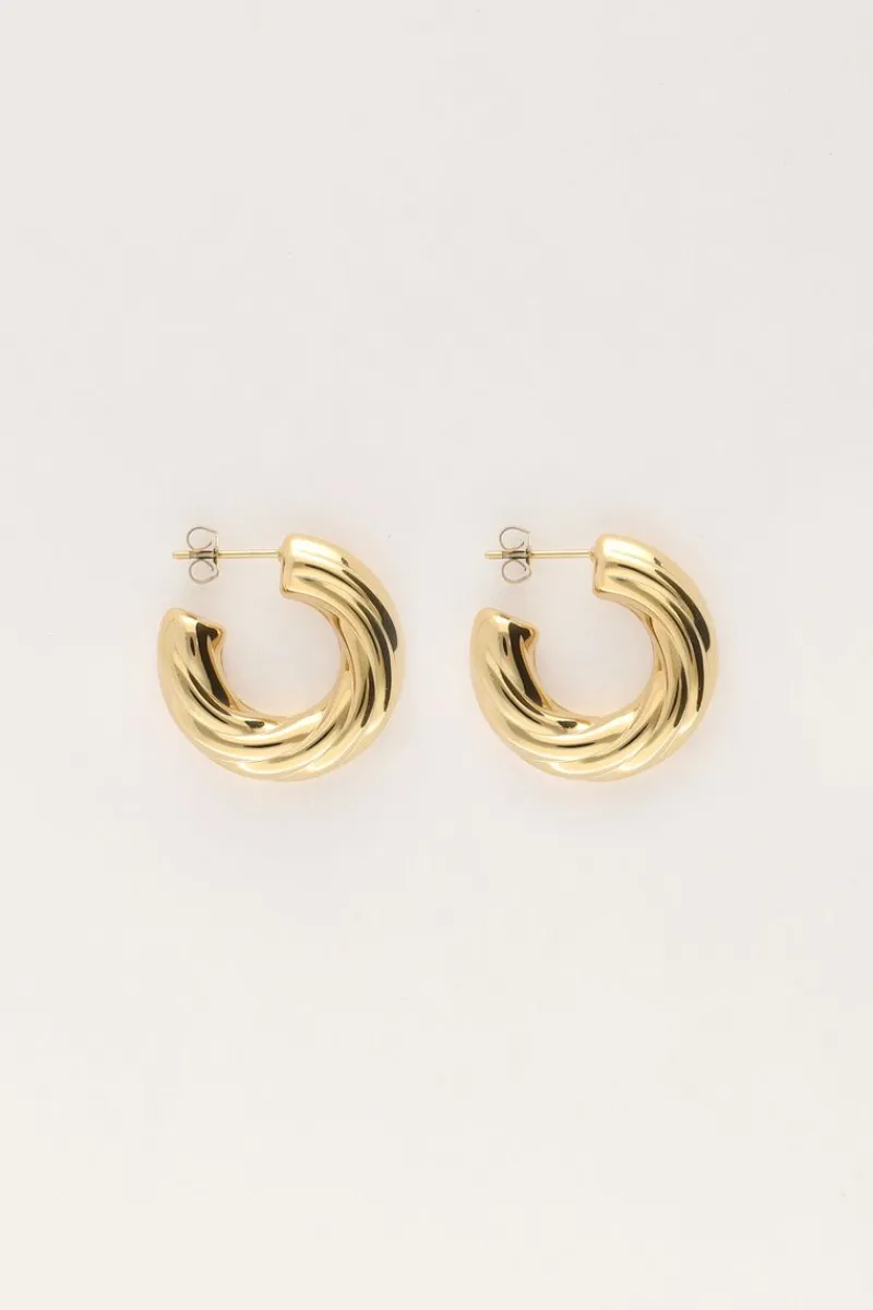 My Jewellery Boucles D'oreilles Vintage Petites Torsades New