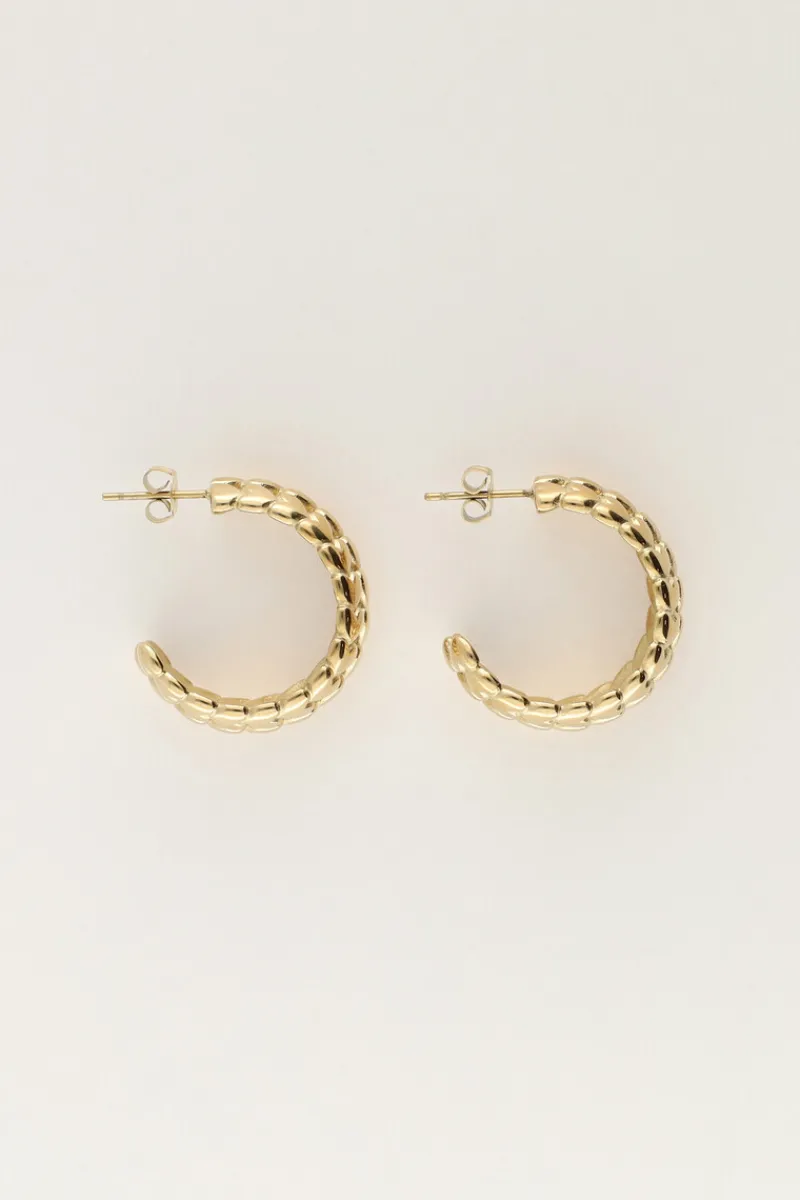 My Jewellery Boucles D'oreilles Vintage Avec Cœurs Best