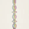 My Jewellery Bougeoir En Verre Argenté Sur Pied Outlet