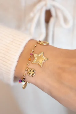 My Jewellery Bracelet à Charms Starry Avec étoile Et Perles Sale