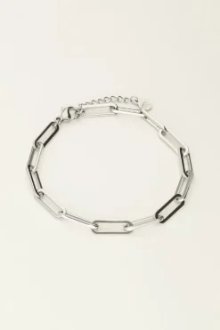 My Jewellery Bracelet à Gros Maillons Carrés Sale