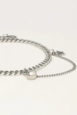 My Jewellery Bracelet à Maillons Avec Strass Et étoile Fashion