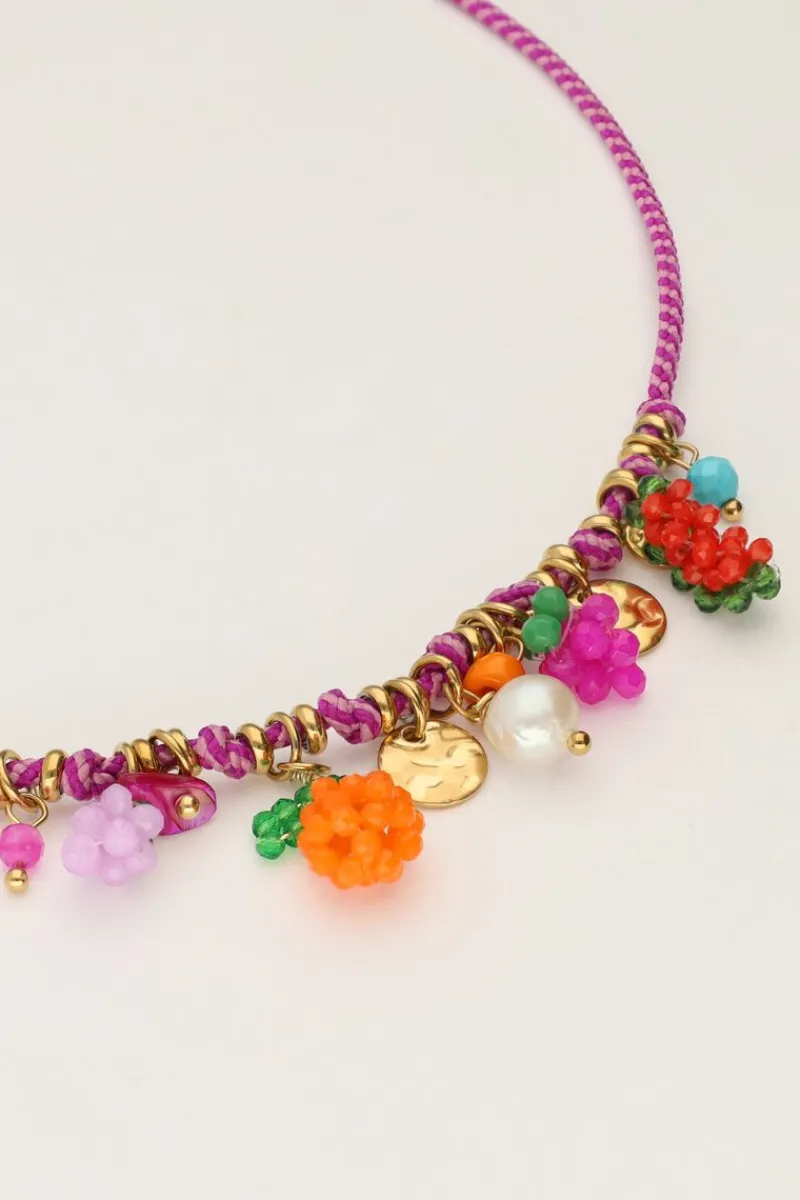 My Jewellery Bracelet Art En Cordon Violet Tutti Frutti Clearance