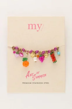 My Jewellery Bracelet Art En Cordon Violet Tutti Frutti Clearance