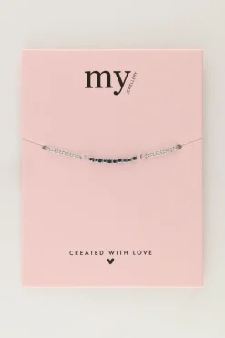 My Jewellery Bracelet Avec Chaîne Double Et Carrés Best