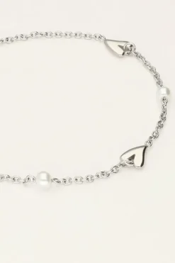 My Jewellery Bracelet Avec Coeurs Et Perles Sale