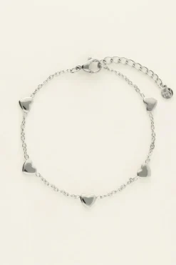 My Jewellery Bracelet Avec Cœurs Best